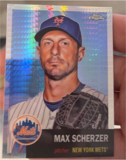 2022 Topps Chrome Platinum #423 Max Scherzer — front