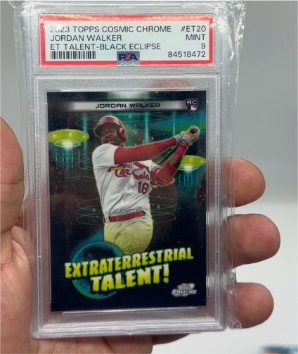 2023 Topps Cosmic Chrome #ET-20 Jordan Walker Extraterrestrial Talent — front