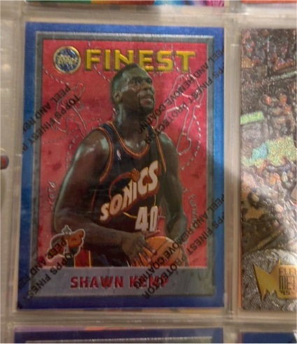 1995 Topps Finest #159 Shawn Kemp — front