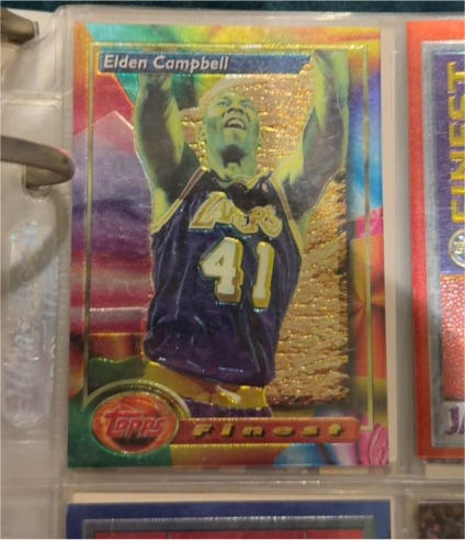 1993-94 Topps Finest #75 Elden Campbell — front