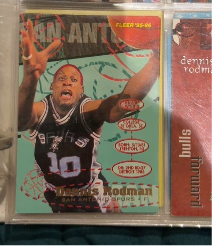 1995-96 Fleer #174 Dennis Rodman — front