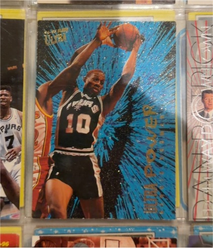1994-95 Fleer Ultra #9 Dennis Rodman Ultra Power San Antonio Spurs — front