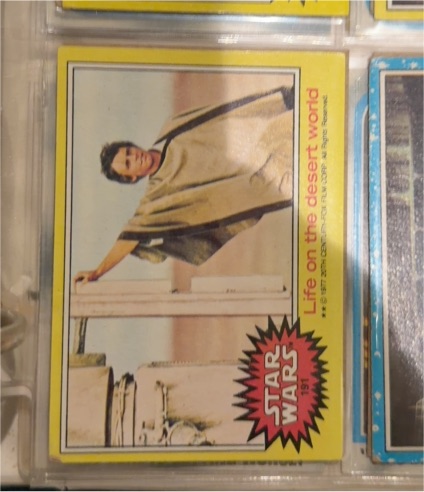 1977 Topps Star Wars #191 Life on the desert world — front
