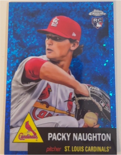 2022 Topps Chrome Platinum #396 Packy Naughton — front