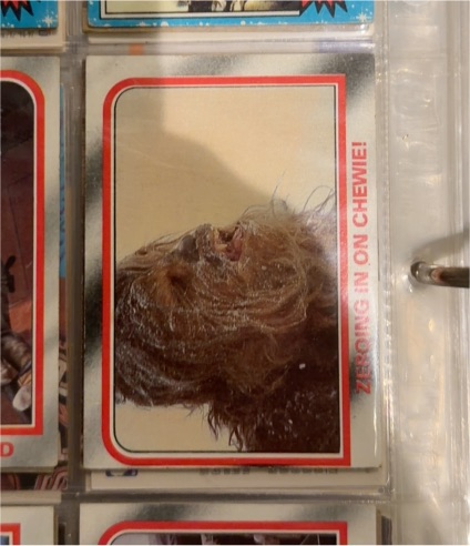 1980 Topps Star Wars Empire Strikes Back #31 Zeroing In On Chewie! — front