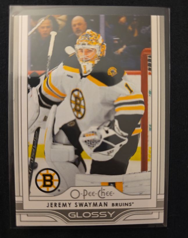 2025-26 Upper Deck O-Pee-Chee Glossy #OG-14 Jeremy Swayman — front