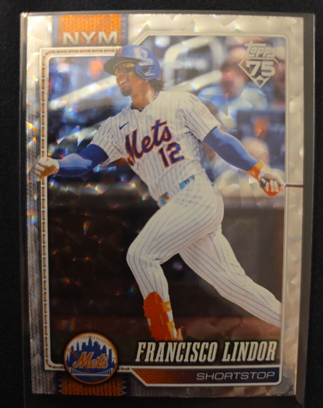 2026 Topps Series 1 #123 Francisco Lindor — front