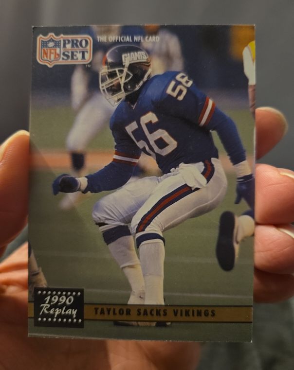 1991 Pro Set #336 Lawrence Taylor Taylor Sacks Vikings — front