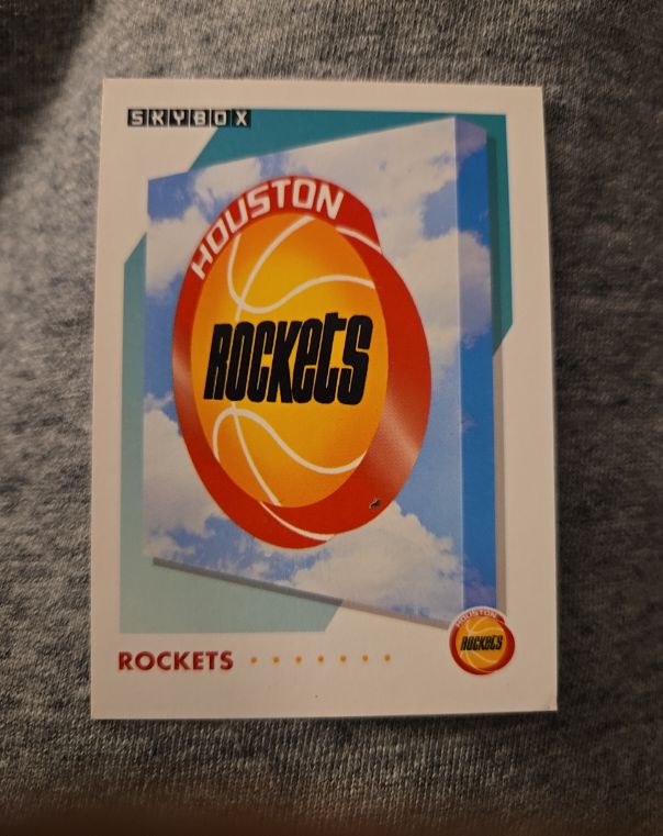 1992 SkyBox #360 Houston Rockets Logo — front