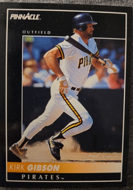 1992 Pinnacle #481 Kirk Gibson — front