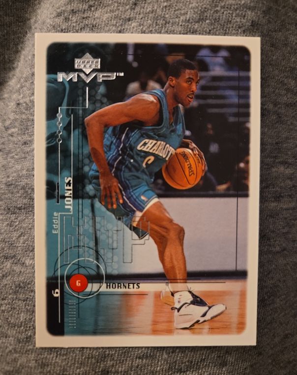 1999-00 Upper Deck MVP #14 Eddie Jones — front