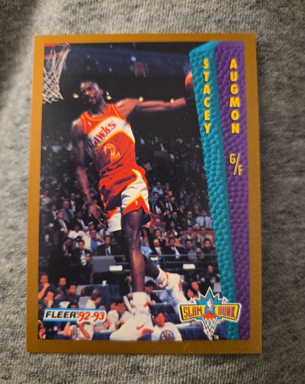 1992-93 Fleer #295 Stacey Augmon — front