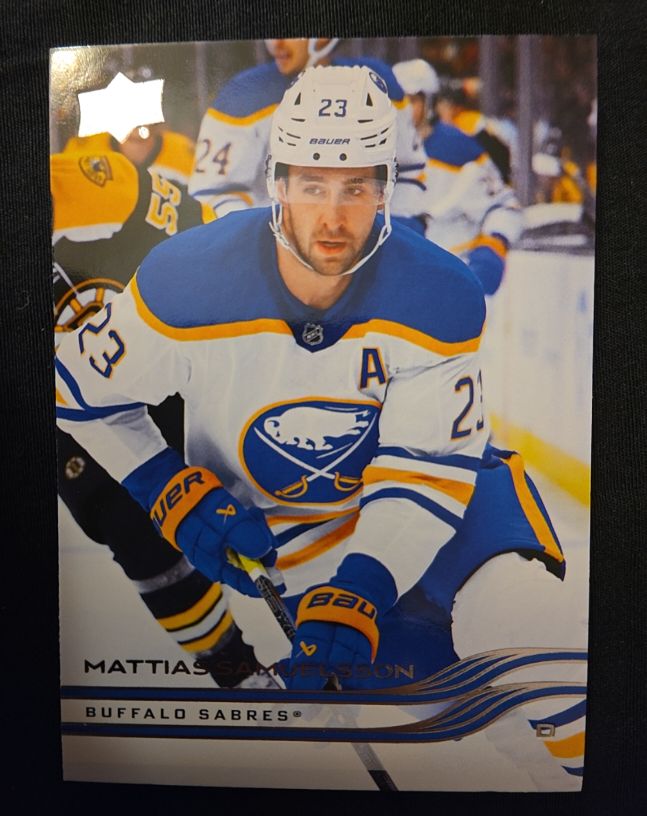 2025-26 Upper Deck Series 1 #15 Mattias Samuelsson — front