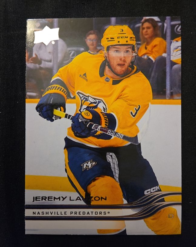 2025-26 Upper Deck Series 1 #93 Jeremy Lauzon — front