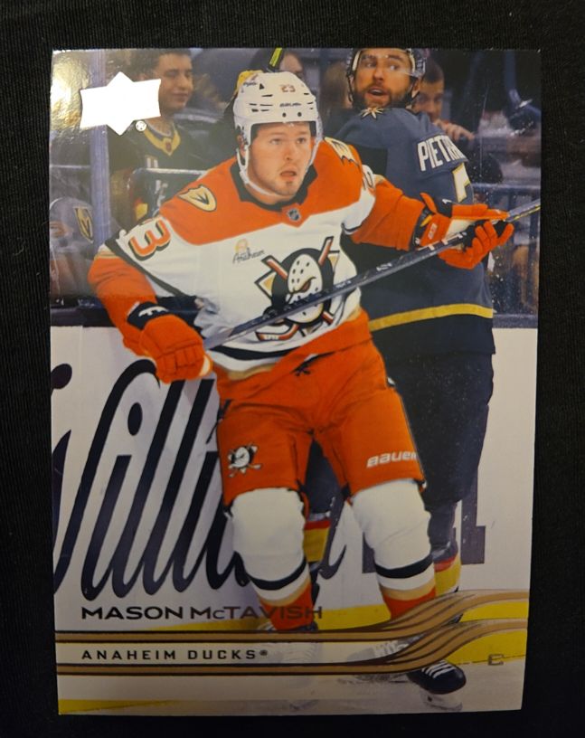 2025-26 Upper Deck Series 1 #1 Mason McTavish — front