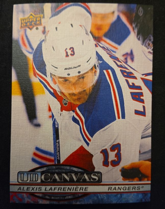 2025-26 Upper Deck #C-77 Alexis Lafreniere UD Canvas — front