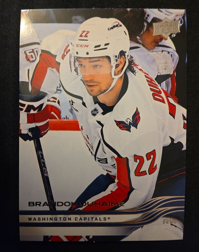 2025-26 Upper Deck #187 Brandon Duhaime — front