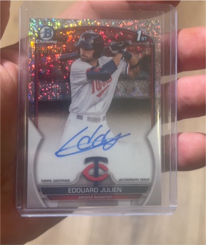 2023 Bowman Chrome #CPA-EJ Edouard Julien — front