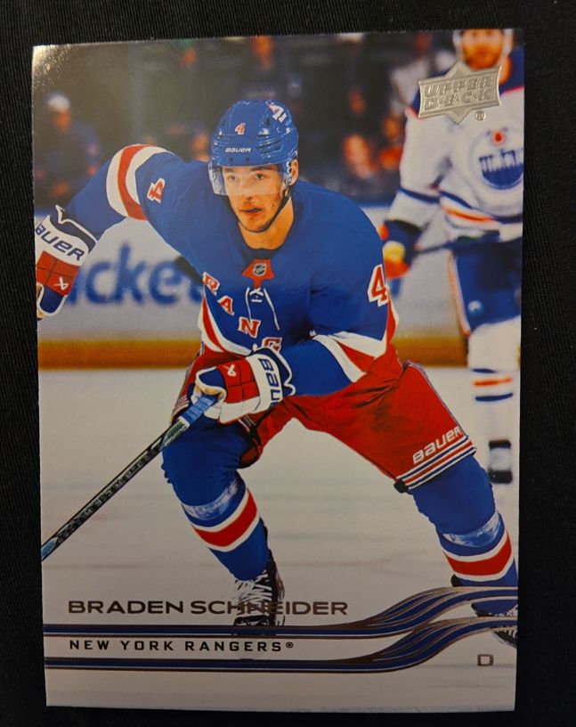 2025-26 Upper Deck Series 1 #116 Braden Schneider — front