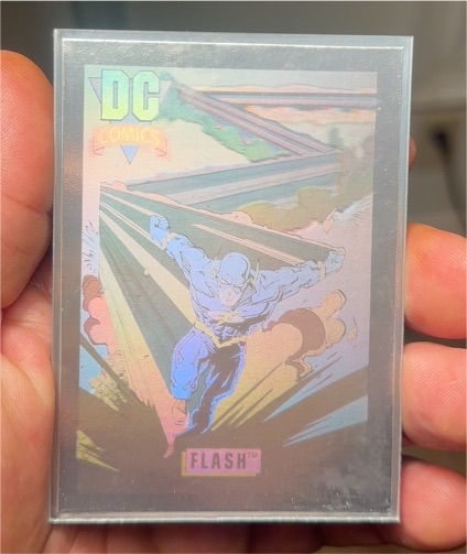 1992 Impel DC Comics #DCH4 Flash Hologram — front