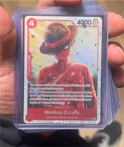 Monkey.D.Luffy OP12-015 Legacy of the Master — front