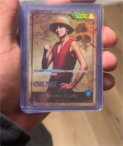2024 One Piece Card Game P-047 Monkey.D.Luffy Live Action Premium Card Collection — front