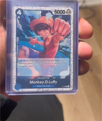 Monkey.D.Luffy P-055 One Piece Card Game — front