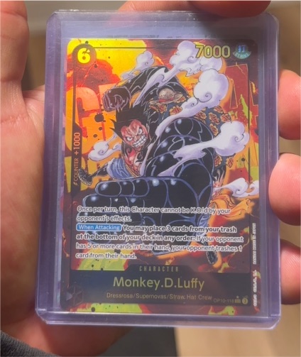 Monkey.D.Luffy OP10-118 Secret Rare Alternate Art — front