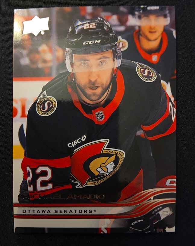 2025-26 Upper Deck #123 Michael Amadio — front