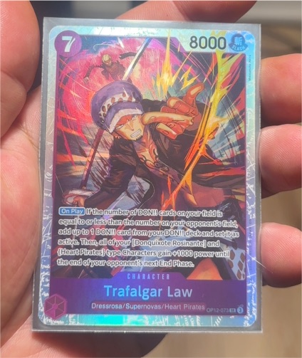 One Piece Card Game OP12-073 Trafalgar Law Legacy of the Master — front