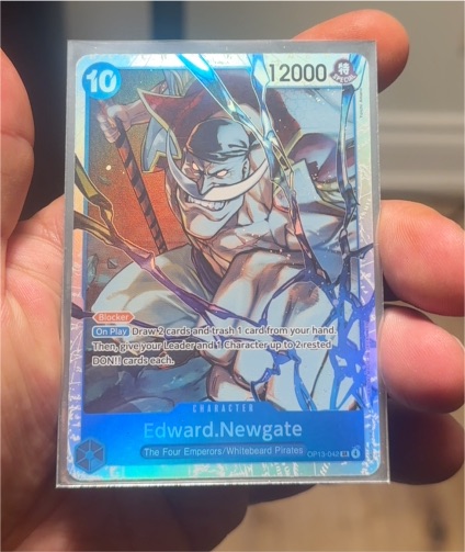 One Piece TCG OP13-042 Edward.Newgate Carrying On His Will — front