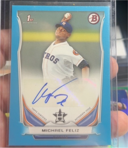 2014 Bowman #PA-MF Michael Feliz — front