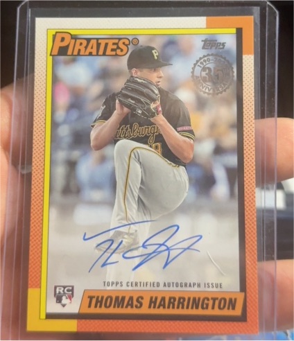 2025 Topps Update #90AU-TH Thomas Harrington — front