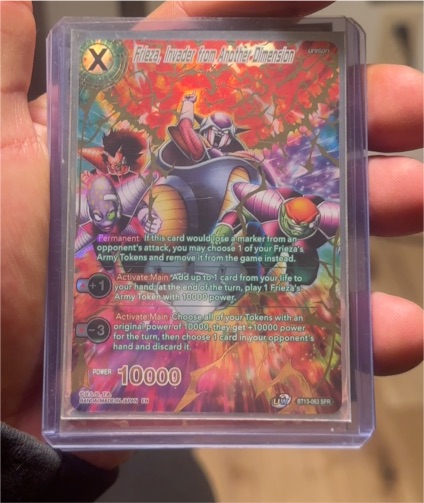Dragon Ball Super Card Game BT13-063 Frieza, Invader from Another Dimension SPR — front