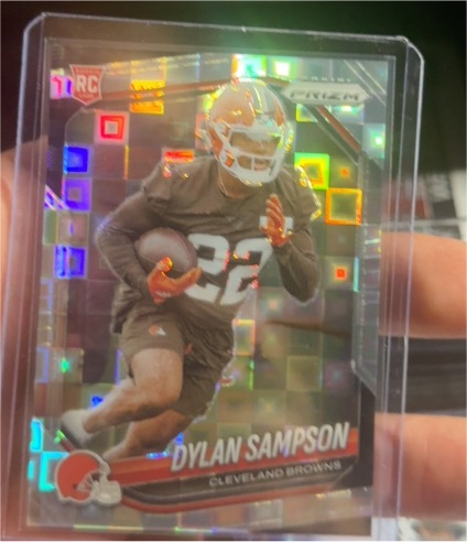 2025 Panini Prizm #365 Dylan Sampson — front