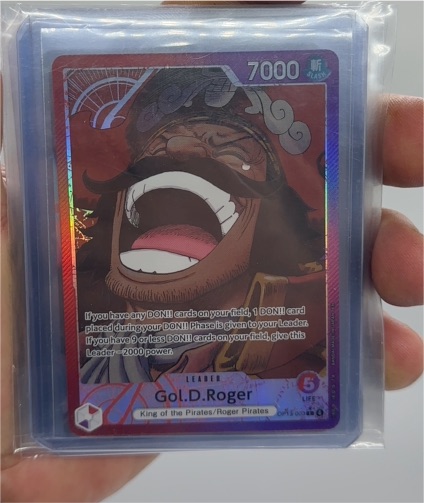 2025 One Piece OP13-003 Gol.D.Roger Alternate Art Leader Carrying on His Will — front