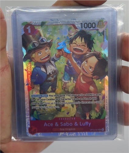 One Piece Card Game OP13-007 Ace & Sabo & Luffy Carrying On His Will — front