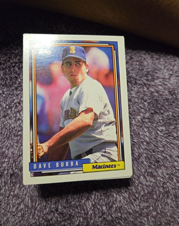 1991 Bowman #263 Dave Burba Seattle Mariners — front