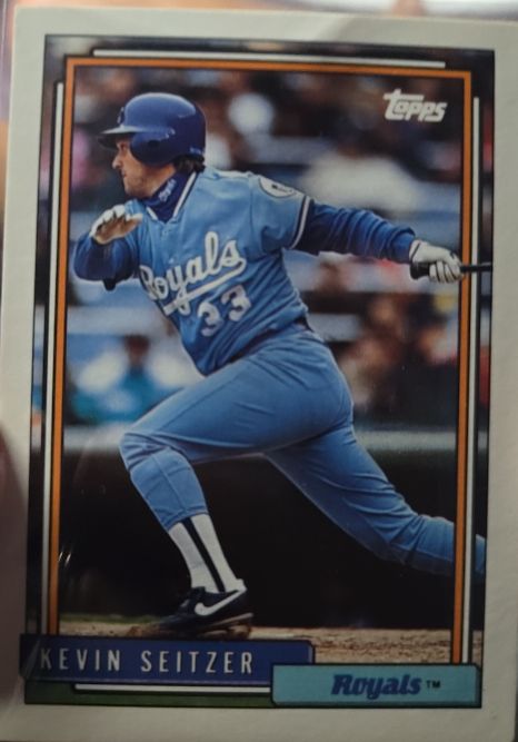 1992 Topps #577 Kevin Seitzer — front