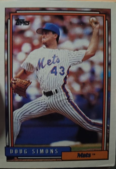 1992 Topps #82 Doug Simons — front