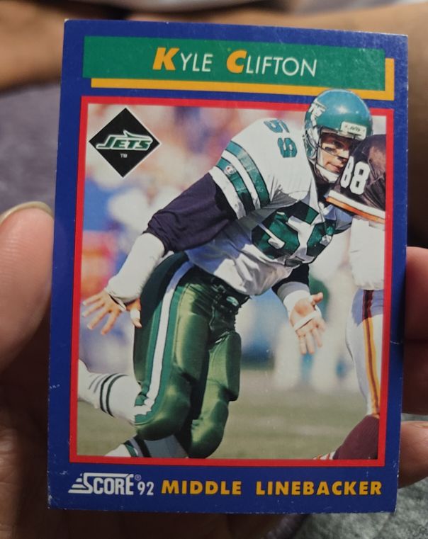 1992 Score #57 Kyle Clifton — front