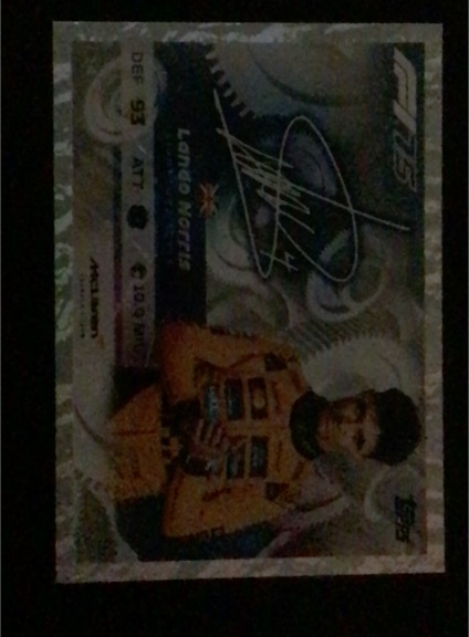 2024 Topps Paddock Pass Formula 1 #93 Lando Norris — front