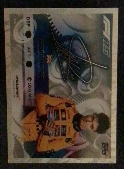 2024 Topps Turbo Attax #100 Lando Norris — front