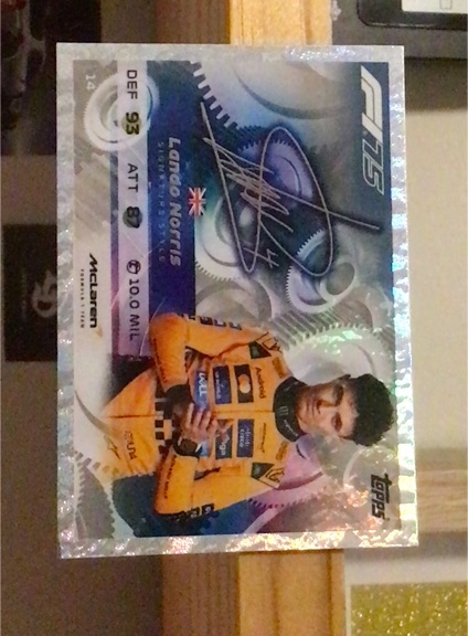 2025 Topps Chrome Formula 1 #D75-5 - Diamond 75th Anniversary - Lando Norris F1 — front