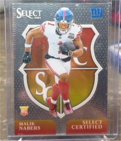 2024 Panini Select #6 Malik Nabers Select Certified Rookies — front