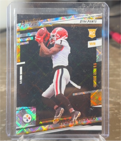 2022 Panini Prestige #323 George Pickens Xtra Points Diamond Rookie — front