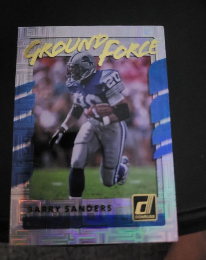 2017 Panini Donruss #2 Barry Sanders Ground Force — front