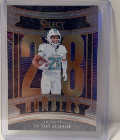 2025 Panini Select #13 De'Von Achane — front