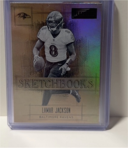2022 Panini Playbook #8 Lamar Jackson — front