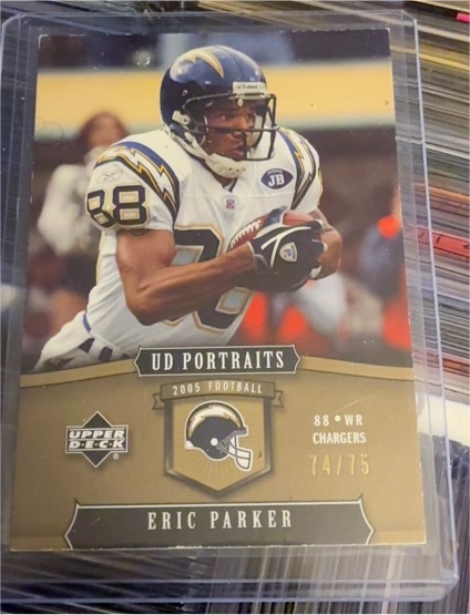 2005 Upper Deck Portraits #88 Eric Parker — front